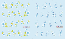 Flower Water Nail Sticker