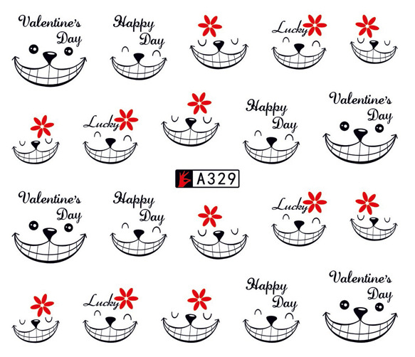 A325-330 Fashion Water Nail Sticker