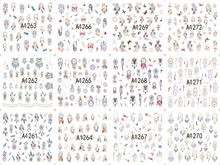 A1261-1272 Water Nail Sticker