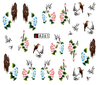 A259-264 Flower Water Nail Sticker