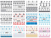 A421-432 Brand Logo Water Nail Sticker