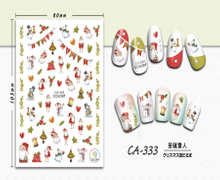 CA-333 3D Christmas Snowman Nail Sticker
