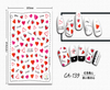 CA-139 3D Heart Nail Sticker