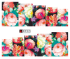 A151-156 Flower Water Nail Sticker