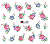 A037-042 Flower Water Nail Sticker