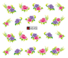 A043-048 Flower Water Nail Sticker