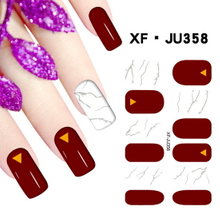 JU358 Full Cover Nail Polish Sticker 