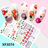 XF3074 3D Self Adhesive Flower Nail Sticker 