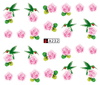 A229-234 Flower Water Nail Sticker