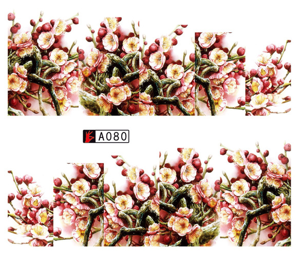 A079-084 Water Nail Sticker
