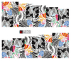 A067-072 Flower Water Nail Sticker