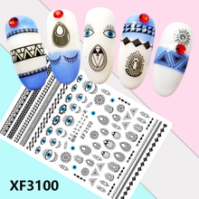 XF3100 3D Self Adhesive Nail Sticker 