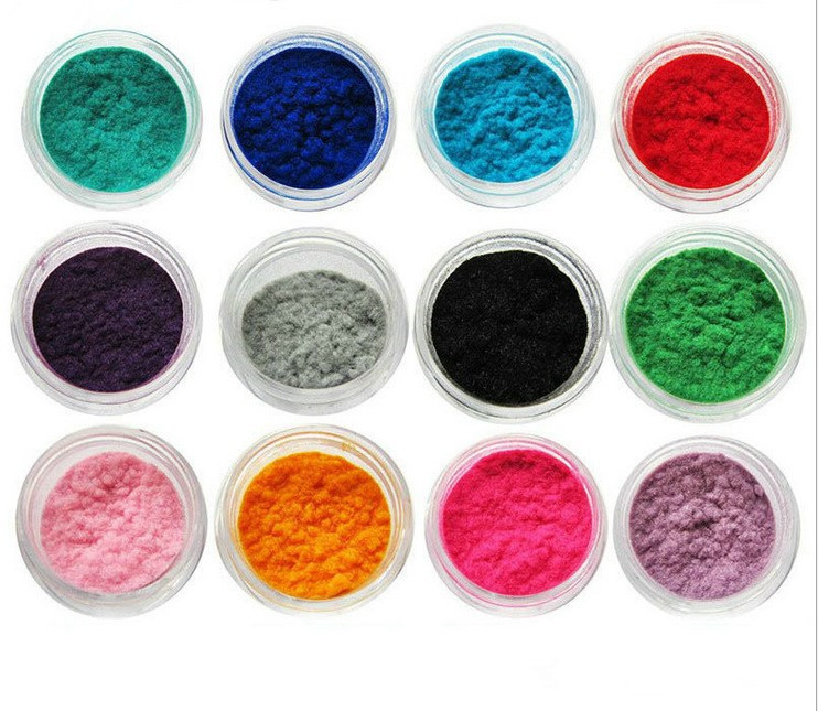 Flocking Velvet Powder Set