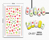 CA-051 3D Tropical Flower Nail Sticker