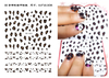 HC040-045 3D Leopard Pattern Nail Art Sticker