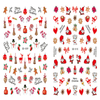 SD009-010 3D Christmas Series Nail Art Sticker