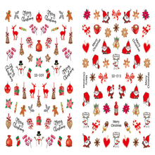 SD009-010 3D Christmas Series Nail Art Sticker