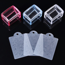 Nail Stamper with Cap Nail Art Stamper With Scraper