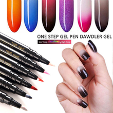 One Step Temperature Change Nail Gel Polish Pen 