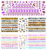 HOT016-018 Leopard Print Water Nail Sticker