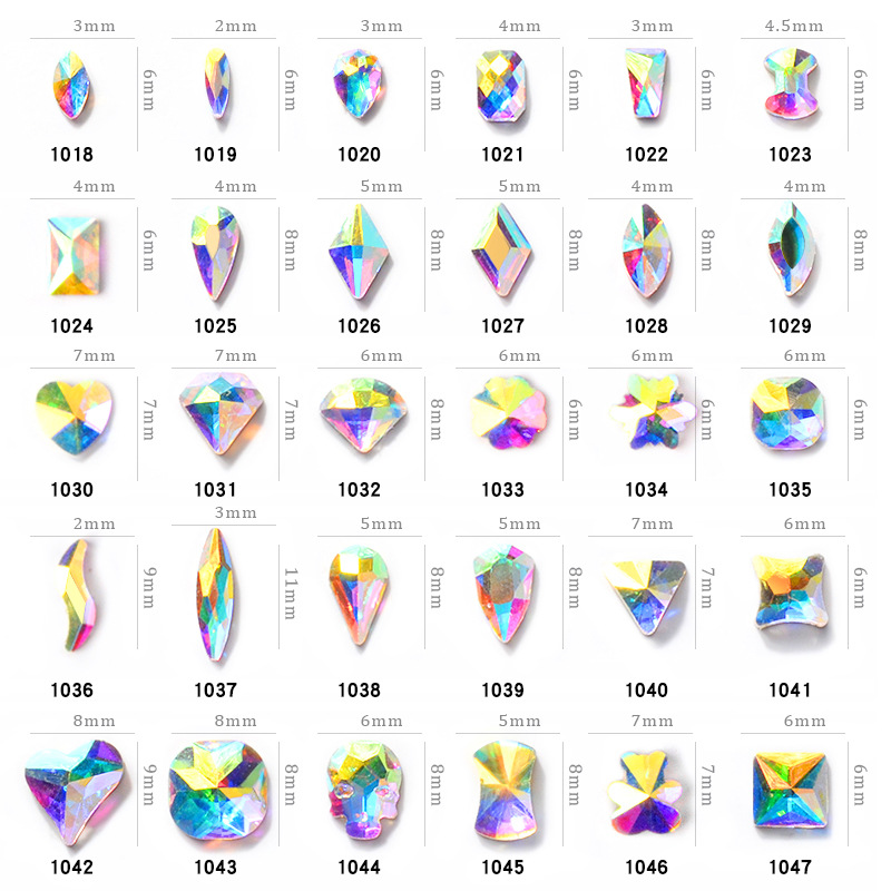 AB Color Symphony Nail Art Rhinestones