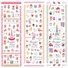 HOT220-222 Love Water Nail Sticker