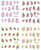 Flower Water Nail Sticker