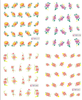 Flower Water Nail Sticker