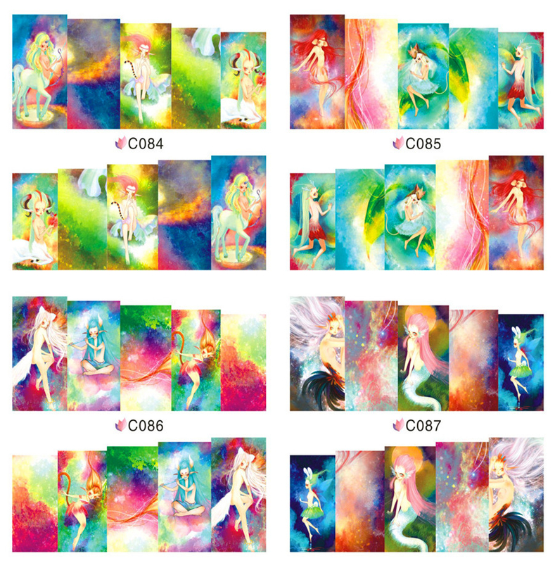 C084-087 Water Nail Sticker