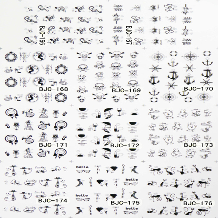 BJC Water Nail Sticker
