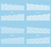 D188-199 White Water Nail Sticker