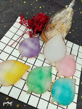 New Leaf Shape Agate Nail Color Palette Polish Painting Tool
