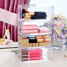 Acrylic Four Layers Cosmetic Organizer Storage Box