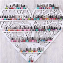Heart Shaped Nail Salon Nail Polish Display Rack