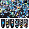 Sliver Star Nail Glitter Sequins Set