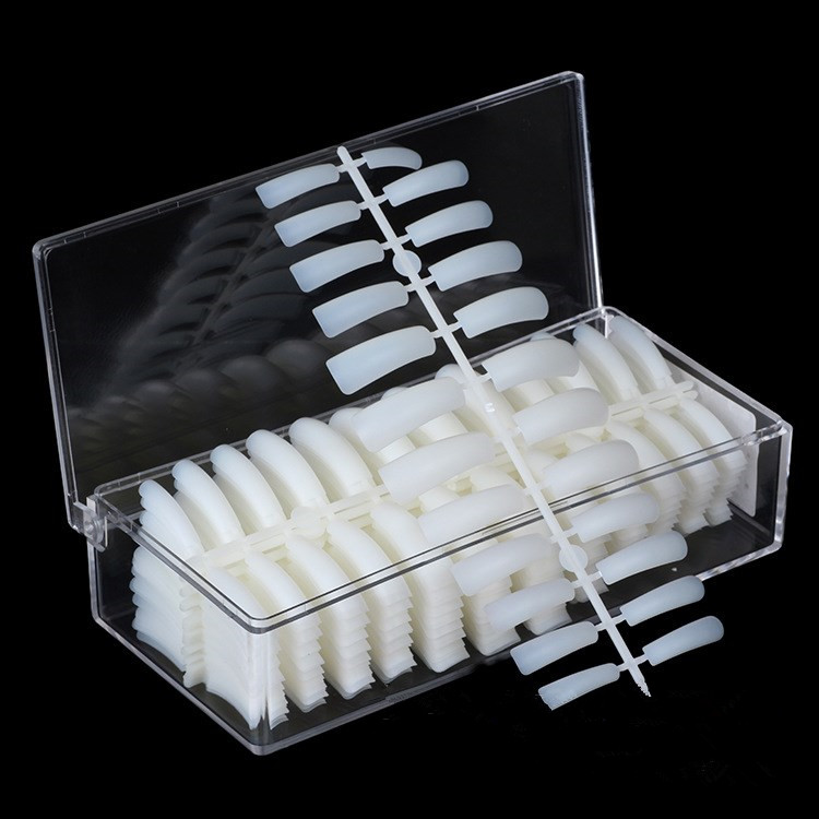 500pcs/box Matte Nail Tips Fake Nails Artificial Fingernails Salon Art