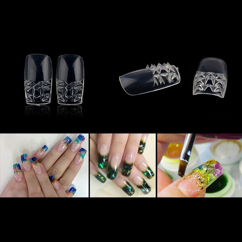 Transparent French Glaze False Nail Tips