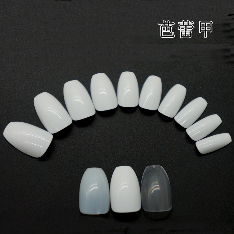 500pcs/bag Full Cover Coffin Manicure Oval Artificial False Nail Art Tips
