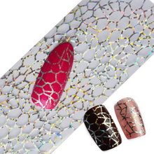 Latest Glitter Cobweb Foils Transfer Sticker