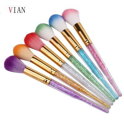 Plastic Long Handle Nail Dust Brush