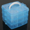 3 Layer Plastic Nail Art Storage Boxs Cosmetic Case