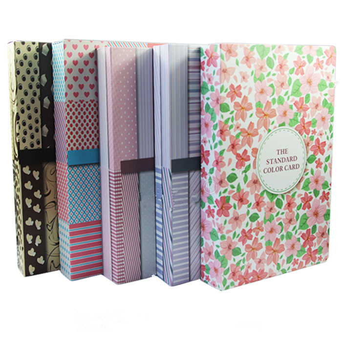 60/88 Colors Flower Design Nail Display Book Chart 