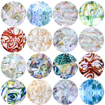 Gradient Marble Nail Foils Sticker Set