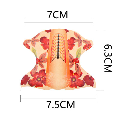 Self-adhesive Flower Nail Form 
