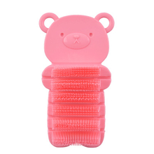 Cartoon Design Soft Flexible Plastic Nail Cleaning dust Brush