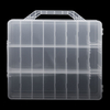 48 Lattice Empty Nail Polish Storage Box Double Sided Manicure Accessory Container 
