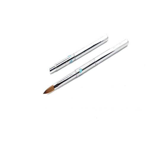 2#-10# Detachable Metal Painting Acrylic Nail Brush With Pen Cover