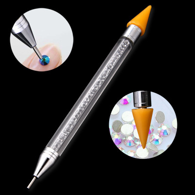 Dual-ended Wax Nail Rhinestone Picker