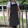 Working Salon Apron Black Apron Stripe Design For Beauty