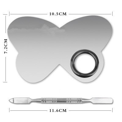 Butterfly Shape Stainless Steel Palette Set